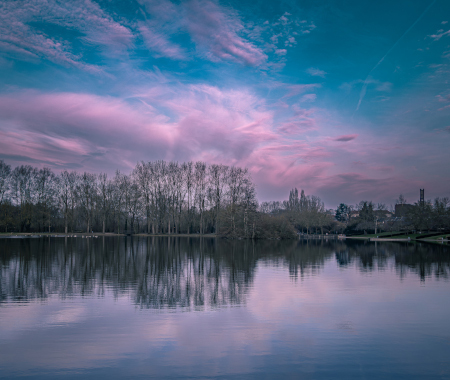 Reflets D Un Soir Paisible